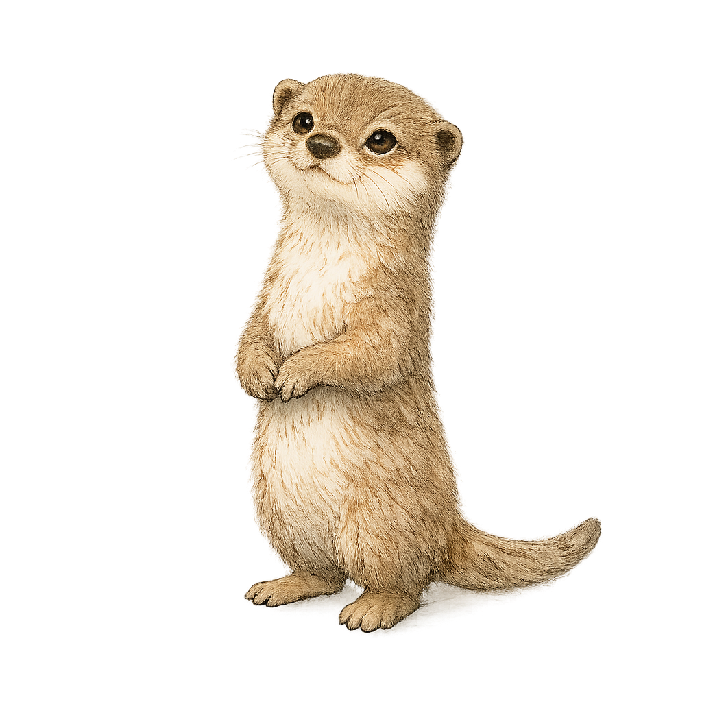 察してミーアキャットのイラスト